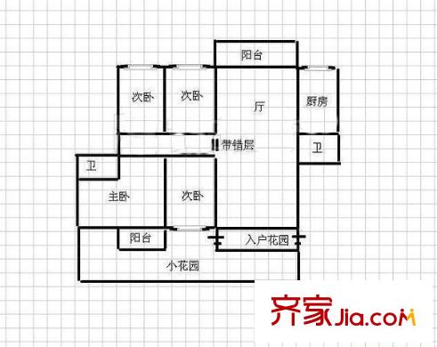 時代名城 戶型圖