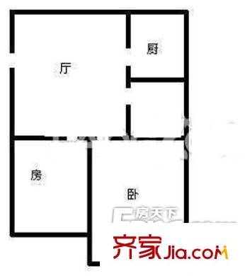 浦東小區(qū) 2室戶型圖