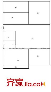 浦東小區(qū) 3室戶型圖