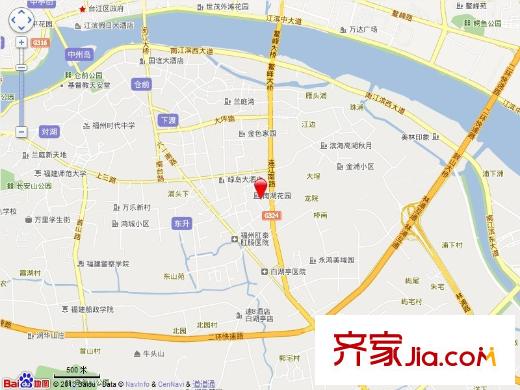 南湖花園交通圖
