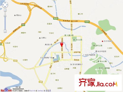 錦江花園三區(qū)交通圖