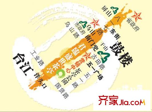 君臨盛世茶亭交通圖