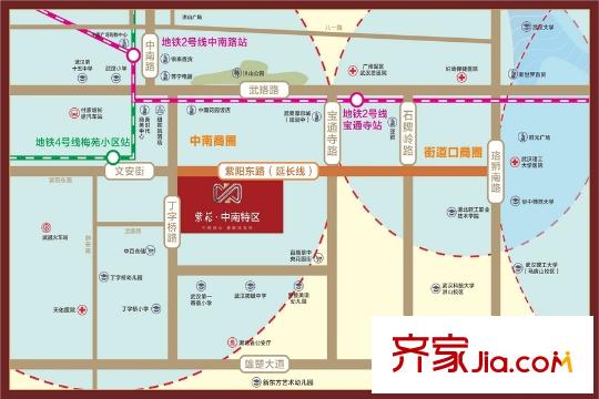 紫菘中南特區(qū)區(qū)位圖