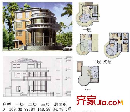 海濱城別墅戶型圖海濱城 戶型圖 1室