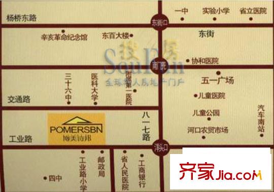 博美詩(shī)邦二期交通圖