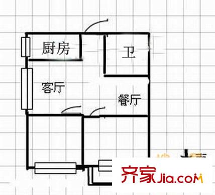 橫嶼郵電新村 戶型圖