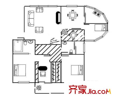 陽光花園一區(qū) 戶型圖