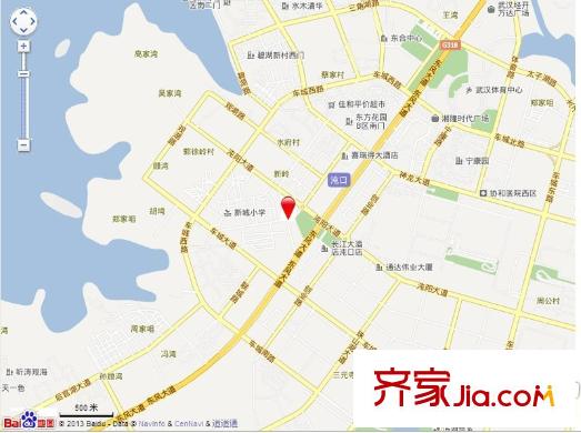 碧波山莊怡園公寓交通圖