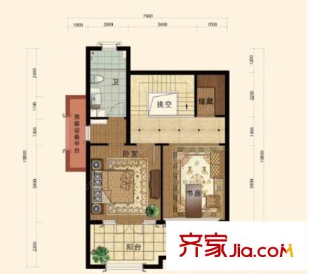 飛帆小區(qū)戶型圖2室2廳 2室2廳