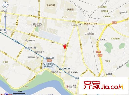 東鴻小區(qū)交通圖 