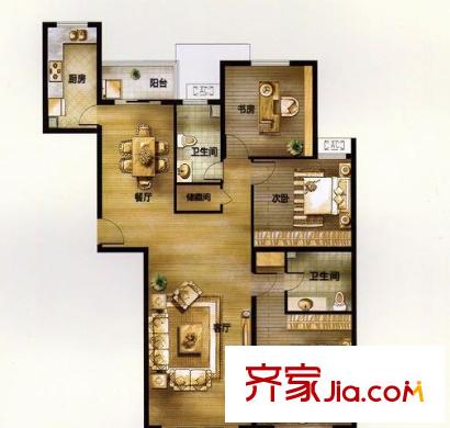 東鴻小區(qū)戶型圖2室2廳 戶型圖 2室2廳