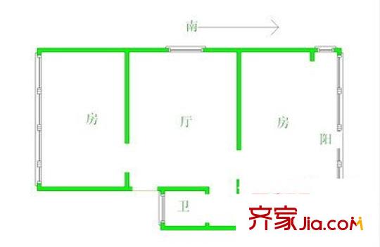 明倫小區(qū) 3室 戶型圖