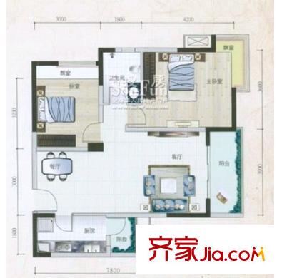 鴻源國際公館 戶型圖