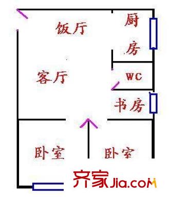 武昌人民法院宿舍戶型圖武昌區(qū)人民法院宿舍 3室 戶型圖 3室3廳1衛(wèi)1廚