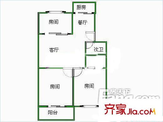 金安公寓 戶型圖