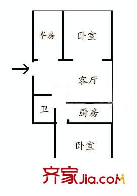 金安公寓 戶型圖