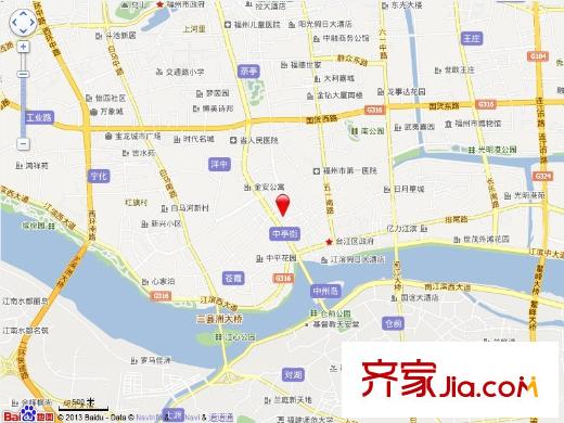中亭街G區(qū)交通圖