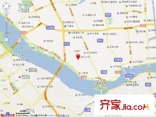 新興新村交通圖