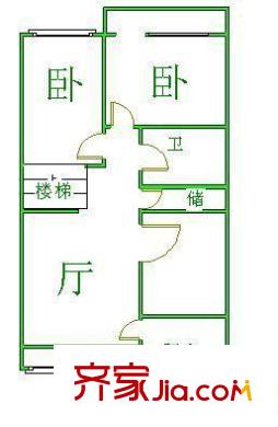 新興新村 3室 戶型圖