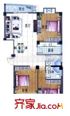 溫馨家園46#戶型圖
