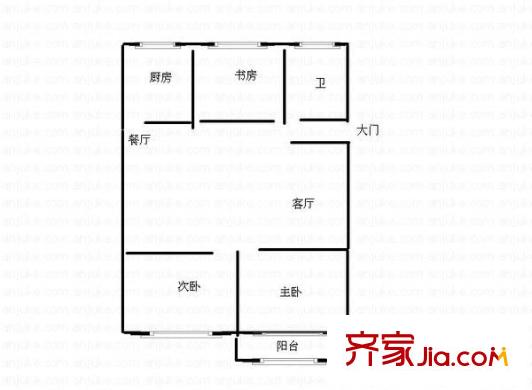 天誠公寓 戶型圖