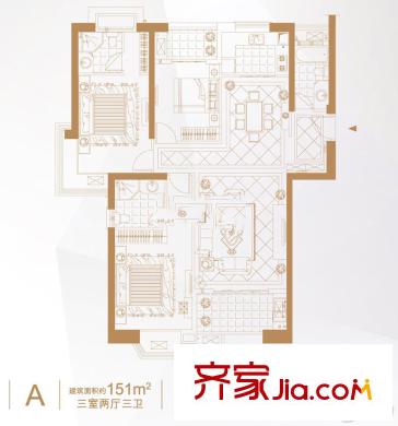 名城中心泊悅府戶型圖戶型圖2 
