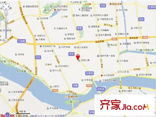 金祥花園交通圖