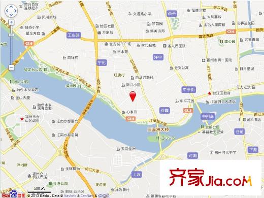 江域藍(lán)灣交通圖