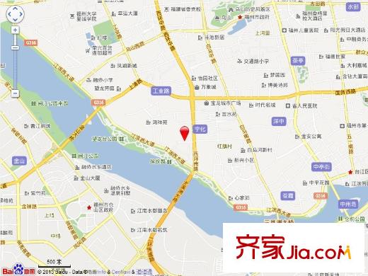 金星四季花城交通圖