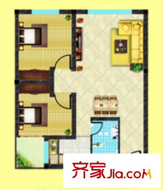 康樂苑戶型圖2室2廳 2室2廳