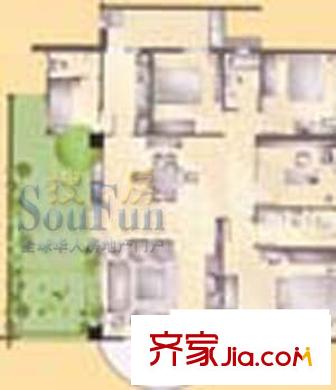 福泰華庭  戶型圖