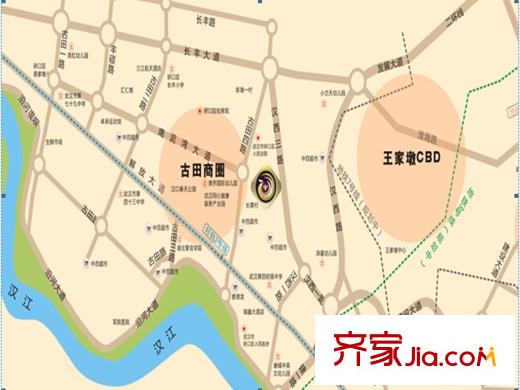 華鼎麗都國際區(qū)位圖