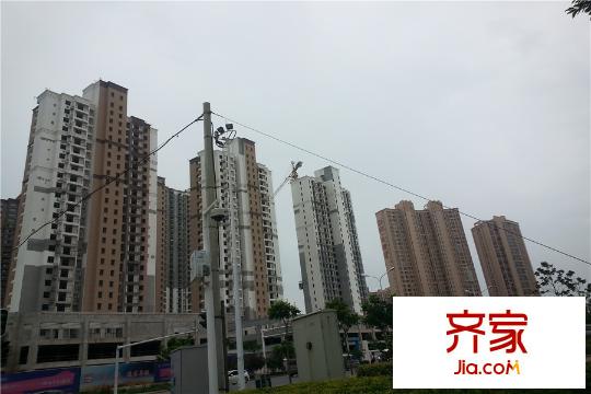 華鼎麗都國(guó)際古田五路上側(cè)視實(shí)景（20150809）