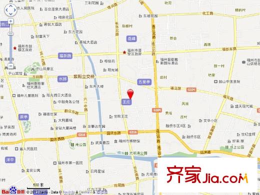 王莊蓮園交通圖