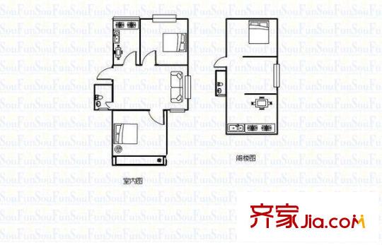 五鳳蘭庭八期1層戶型圖