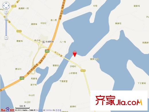 半島華庭區(qū)位圖