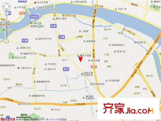 省商業(yè)教師單位宿舍交通圖