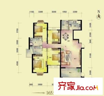 中亭街B區(qū) 1室 戶型圖