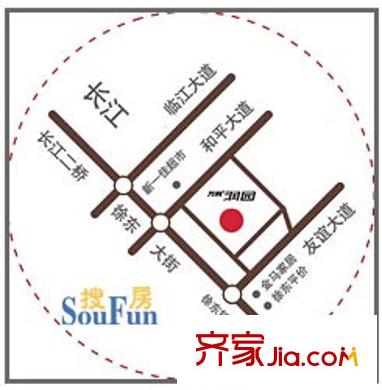 萬(wàn)科潤(rùn)園交通圖