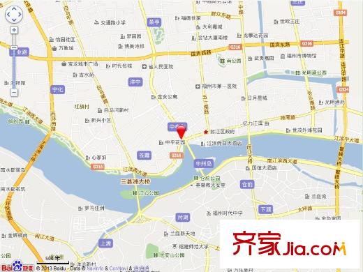 中亭街B區(qū)交通圖