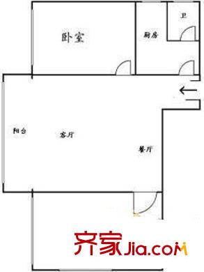 中選新村 2室戶型圖