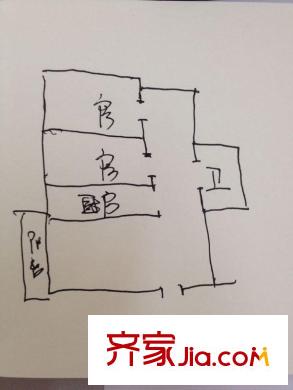 融海杰座 2室 戶型圖