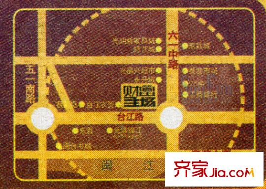 名城財(cái)富主場(chǎng)交通圖區(qū)位圖