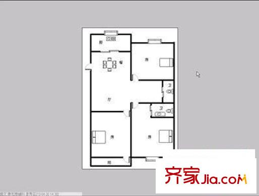 夢茵園 3室 戶型圖