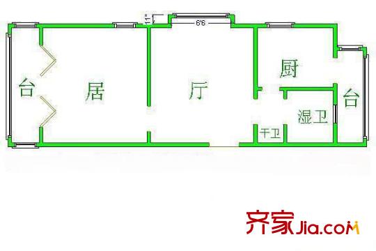 聯(lián)盛小區(qū)3層戶型圖