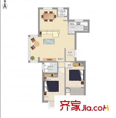 江濱觀邸戶型圖戶型圖2 