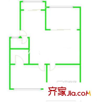 交通廳單位宿舍 3室 戶(hù)型圖