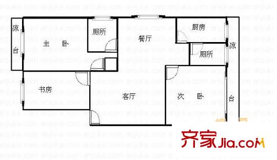集賢花園 戶型圖