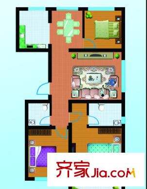 英坊小區(qū)戶型圖3室2廳 戶型圖 3室2廳2衛(wèi)1廚