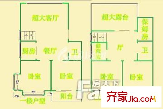 蒼霞新城嘉和苑戶型圖戶型圖1 